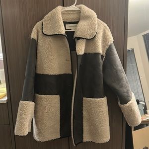 Treasure & Bond faux shearling coat